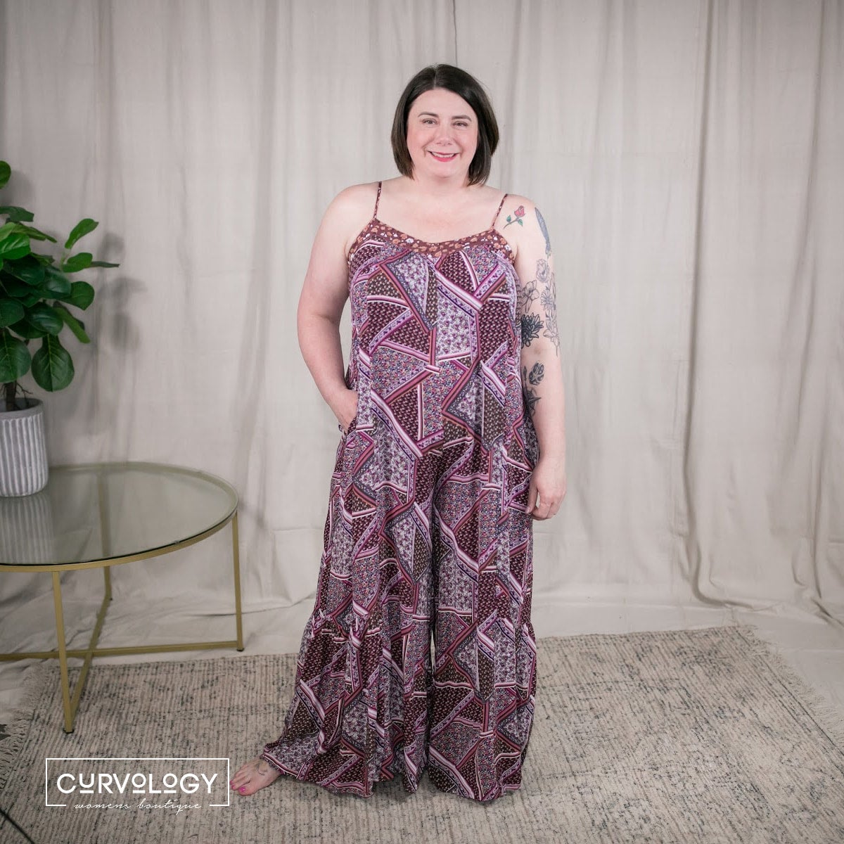 Grand Arrival Jumpsuit Curvology PlusSize Women's Clothing