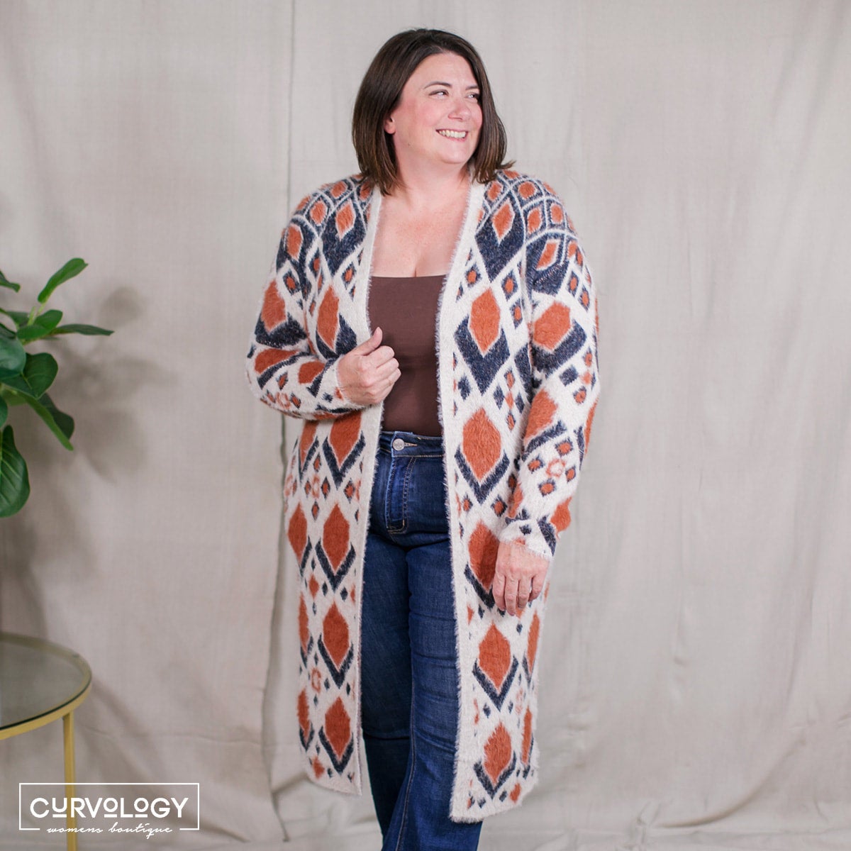 In It for the Long Haul Cardigan Curvology PlusSize Women's